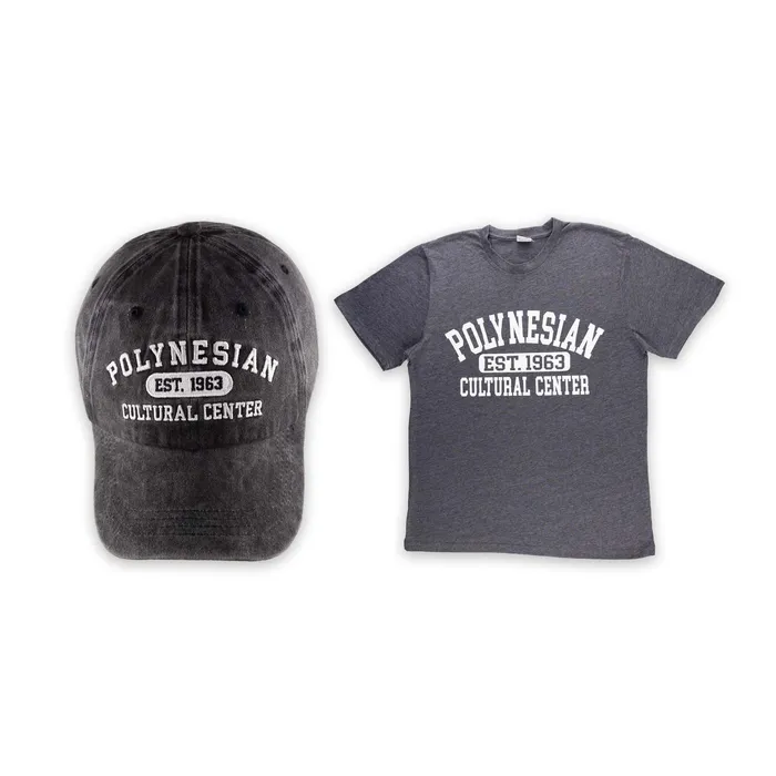 Polynesian Cultural Center Established 1963 Cap TShirt Set CharcoalCharcoal GOGOSPORTS Earrings Polynesian Cultural Center Established 1963 Cap TShirt Set CharcoalCharcoal GOGOSPORTS Earrings