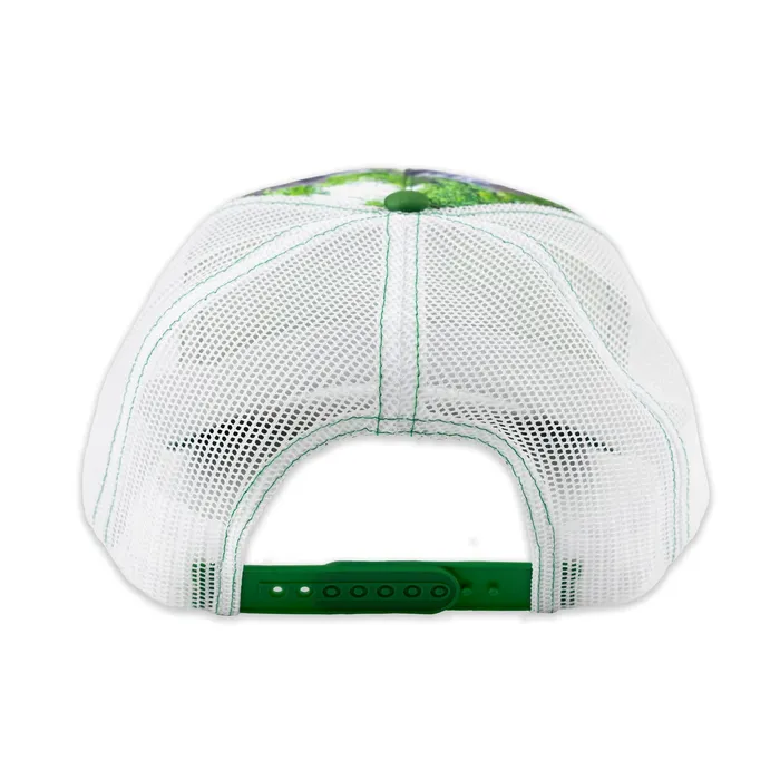Polynesian Cultural Center Falls Ball CapGreen White GREATMOUNTAINWE Rings