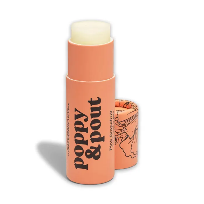 POPPYPOUT Earrings Poppy Pout Pink Grapefruit Lip Balm