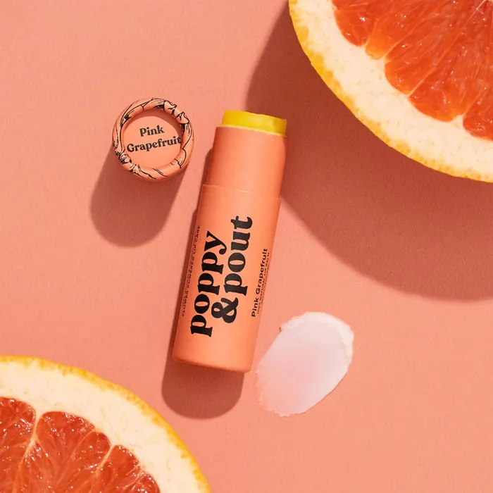 POPPYPOUT Earrings Poppy Pout Pink Grapefruit Lip Balm