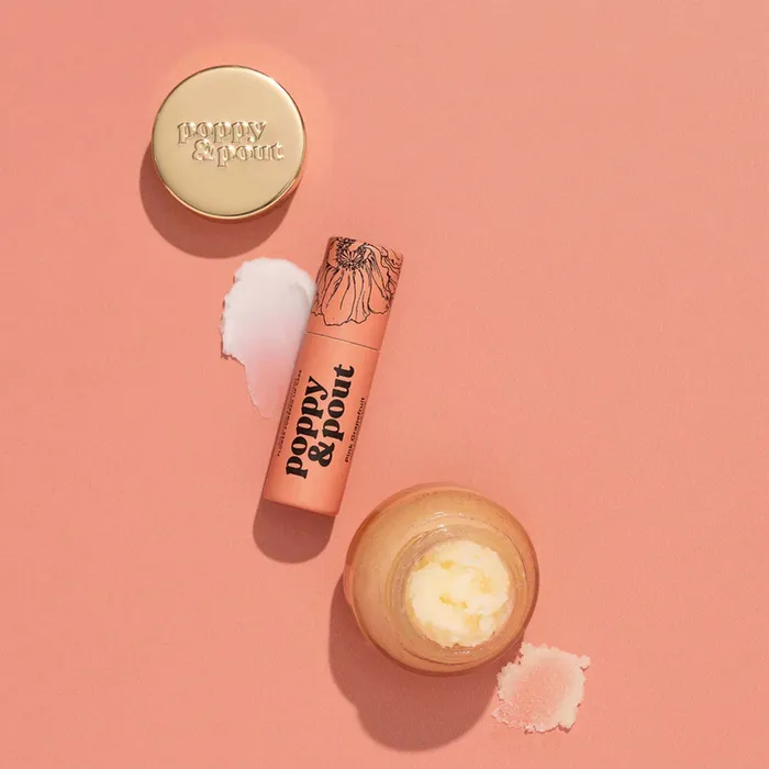 POPPYPOUT Earrings Poppy Pout Pink Grapefruit Lip Care Duo Gift Set