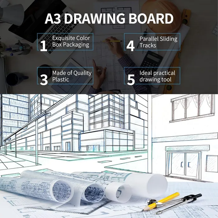 Portable A3 Drawing Board Essential for Miniature Makers Miniatures by NC Necklaces
