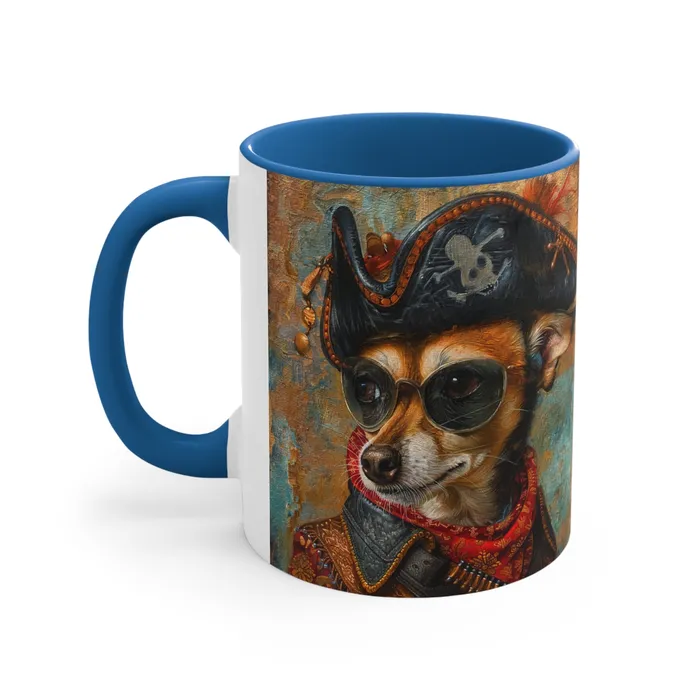 Porter Earrings Accent Coffee Mug 11oz Rat Cha Buccaneer