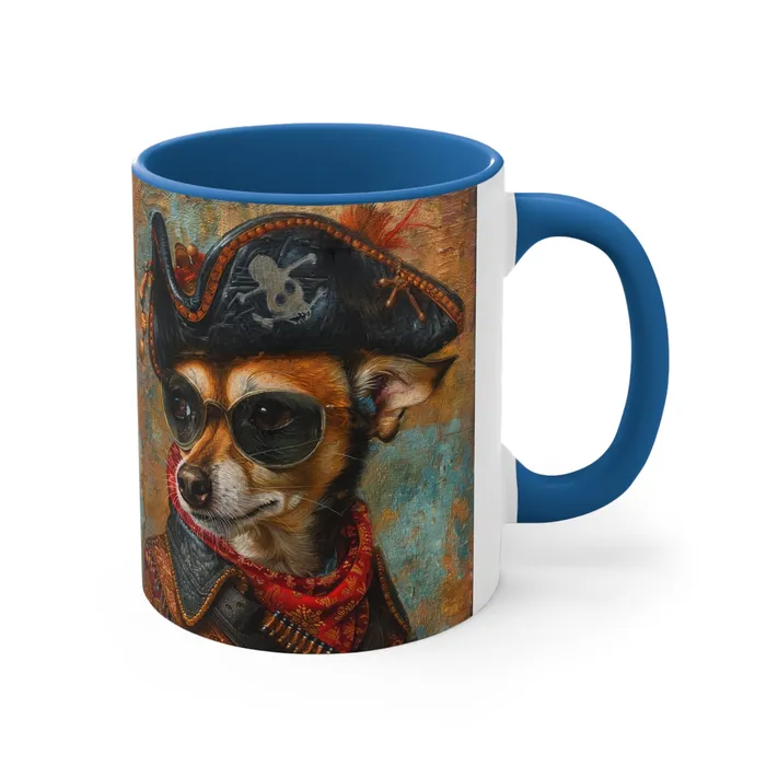 Porter Earrings Accent Coffee Mug 11oz Rat Cha Buccaneer