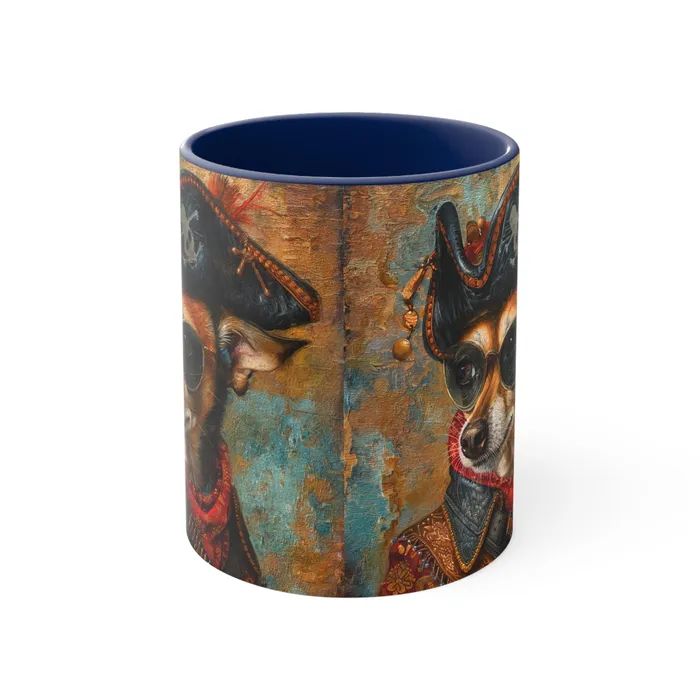 Porter Earrings Accent Coffee Mug 11oz Rat Cha Buccaneer