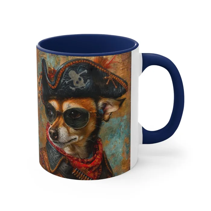 Porter Earrings Accent Coffee Mug 11oz Rat Cha Buccaneer