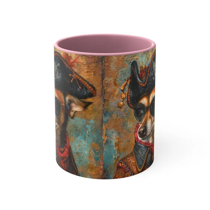 Porter Earrings Accent Coffee Mug 11oz Rat Cha Buccaneer