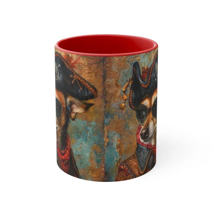 Porter Earrings Accent Coffee Mug 11oz Rat Cha Buccaneer