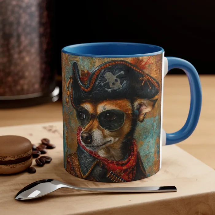 Porter Earrings Accent Coffee Mug 11oz Rat Cha Buccaneer