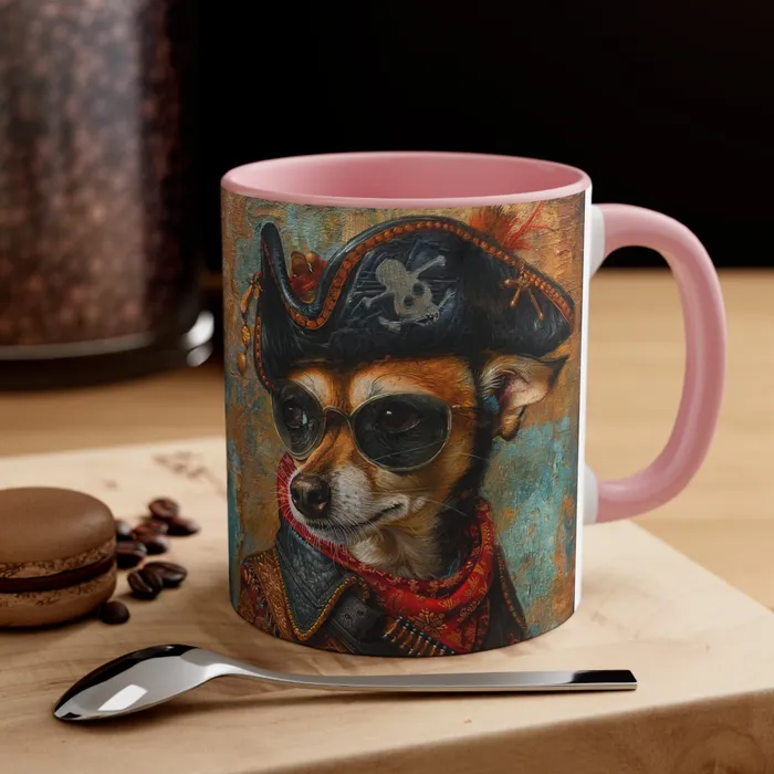 Porter Earrings Accent Coffee Mug 11oz Rat Cha Buccaneer