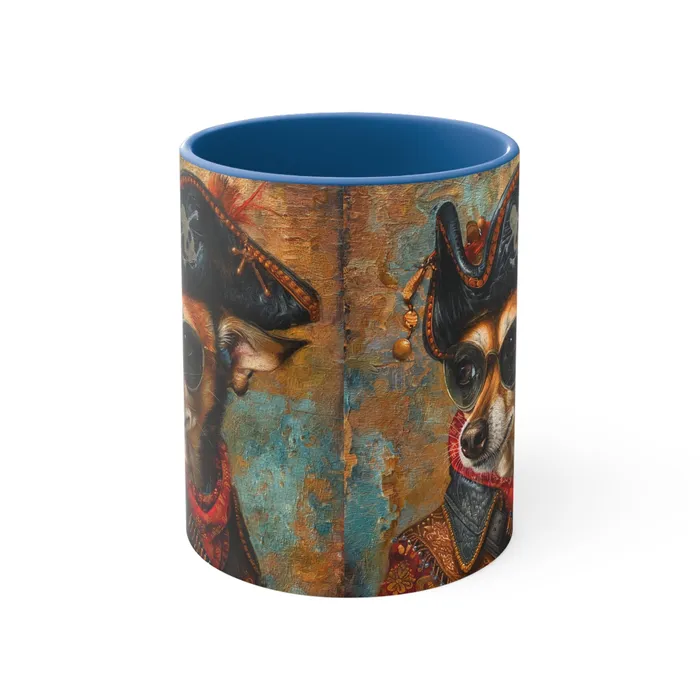 Porter Earrings Accent Coffee Mug 11oz Rat Cha Buccaneer