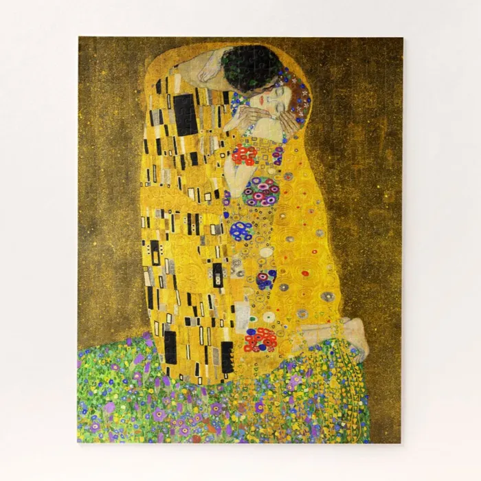 Portraits by NC Earrings The Kiss by Gustav Klimt Traditional Thick Jigsaw Puzzle for Adults 30 to 1000 Pieces Portraits by NC Earrings The Kiss by Gustav Klimt Traditional Thick Jigsaw Puzzle for Adults 30 to 1000 Pieces