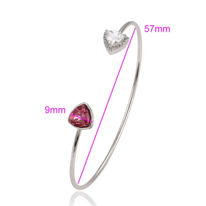 Pulseras Ajustables con Bao en Rodio Dije Corazn Gold Shield Earrings