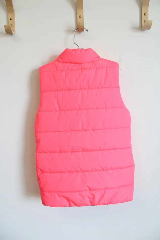 Puma Earrings Puma Hot Pink Puffer Vest Youth S 78