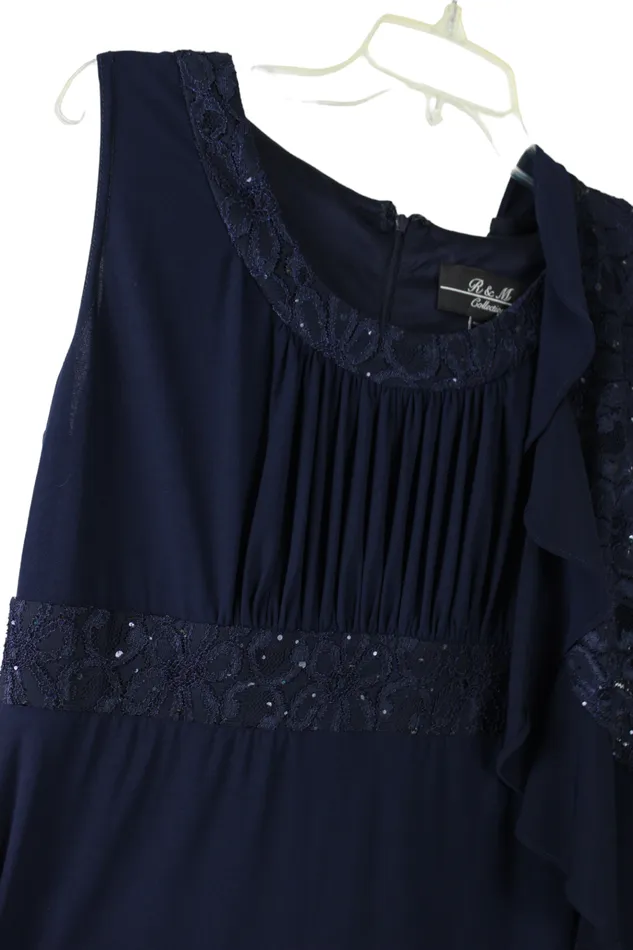 RM Collection Blue 2 Piece Dress 10 RM Richards Rings