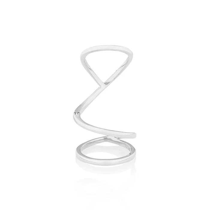 RACHEL LYNN CHICAGO 14 Karat White Gold Knuckle Ring Rings