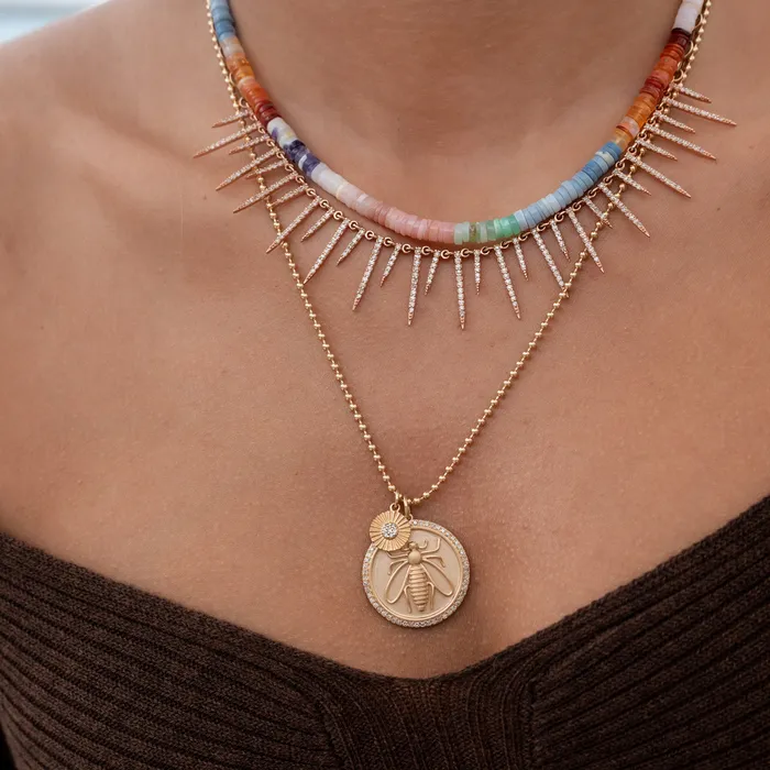RACHEL LYNN CHICAGO Necklaces 14 Karat Yellow Gold Ball Chain Necklace