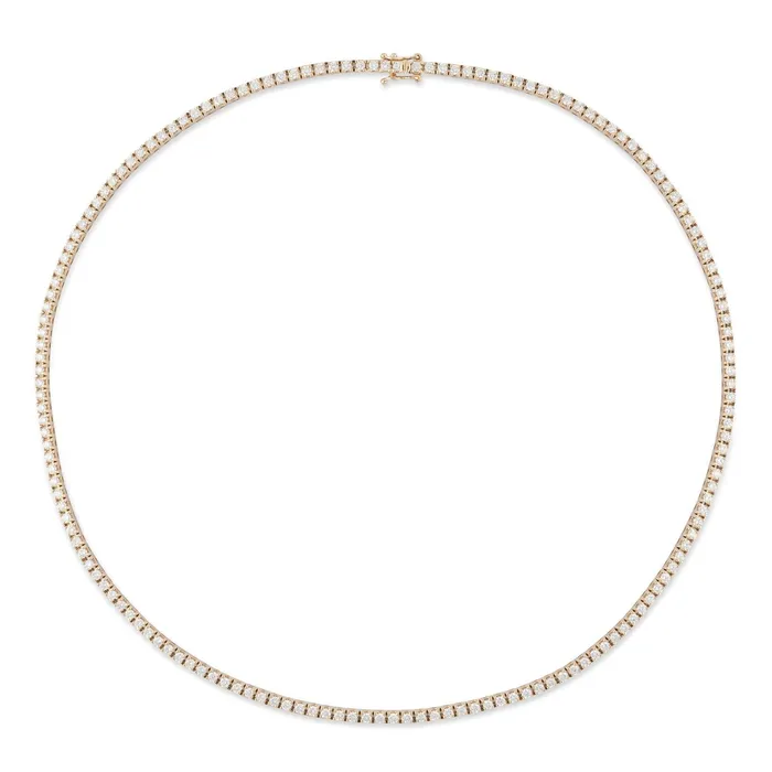 RACHEL LYNN CHICAGO Necklaces All The Way Yellow Gold 495cts Diamond 1650 Tennis Choker Necklace RACHEL LYNN CHICAGO Necklaces All The Way Yellow Gold 495cts Diamond 1650 Tennis Choker Necklace