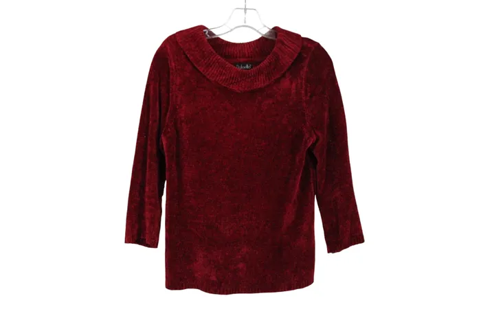 Rafaella Earrings Rafaella Red Sweater M