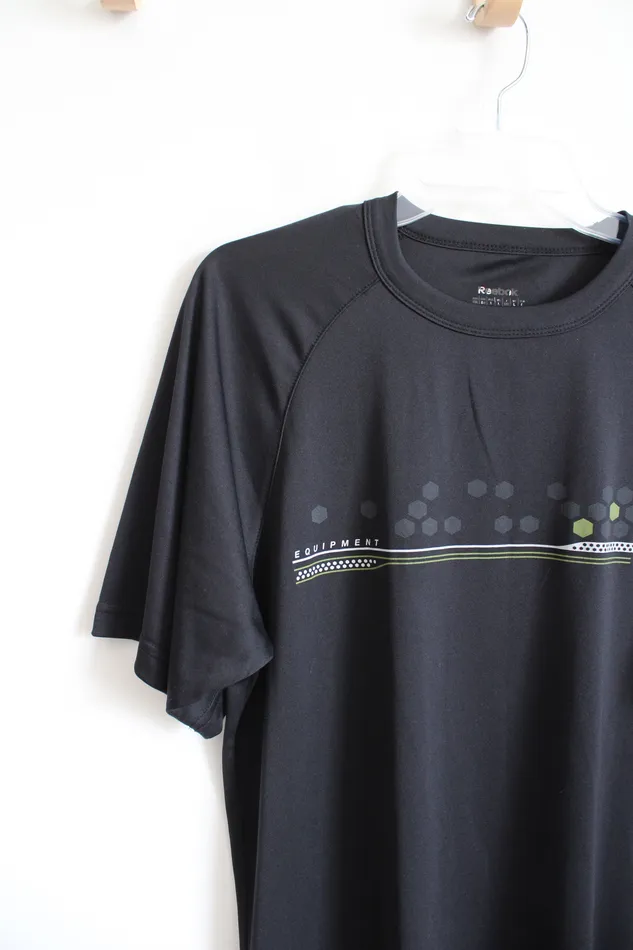 Reebok Black Athletic Logo Shirt 3XL Reebok Rings