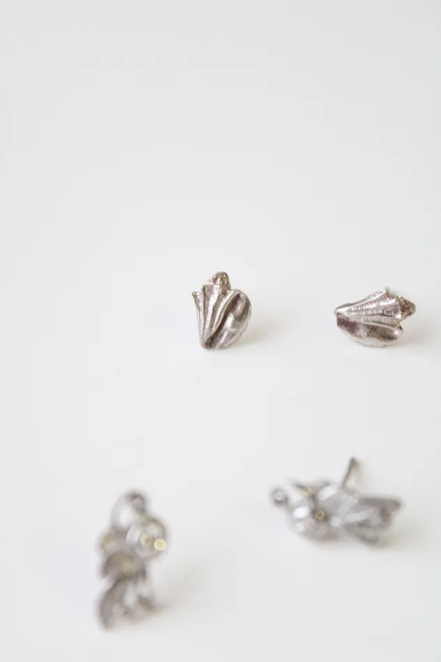 Rings 3 Pair Sterling Silver Set Jubilee Thrift