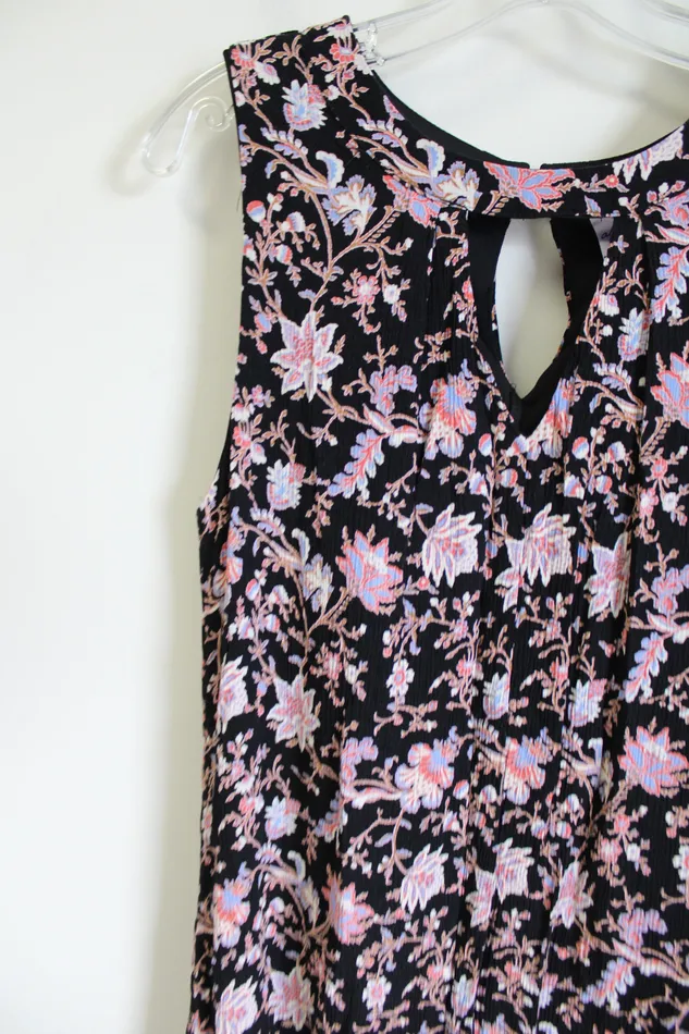 Rings Alya Alya Black Floral Dress M