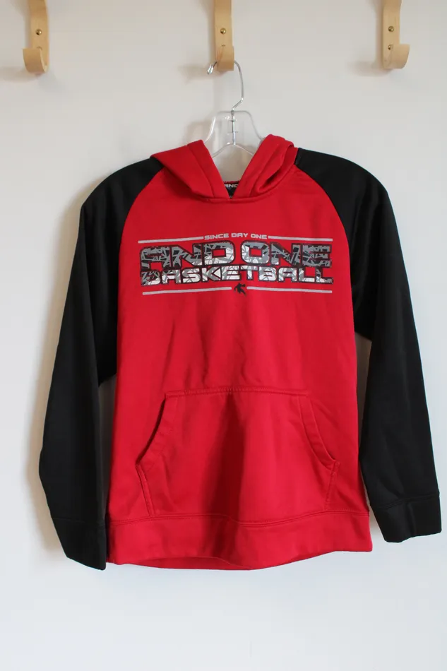 Rings And1 Red Black Since Day One Basketball Hoodie Youth L 1012 AND1