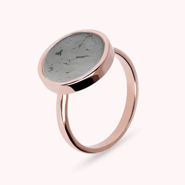 Rings Bronzallure Anello Cocktail con Tondo in Pietra Naturale