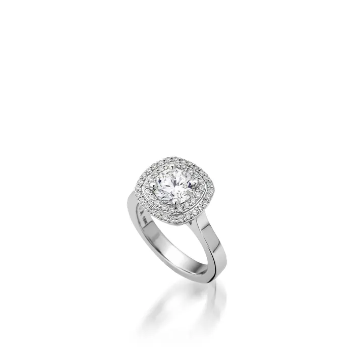 Rings Chantilly White Gold Engagement Ring John Atencio