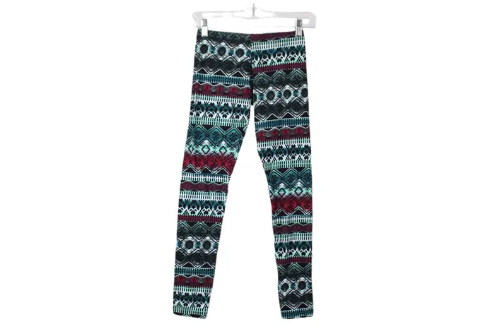 Rings Charlotte Russe Black Pattern Leggings M Charlotte Russe