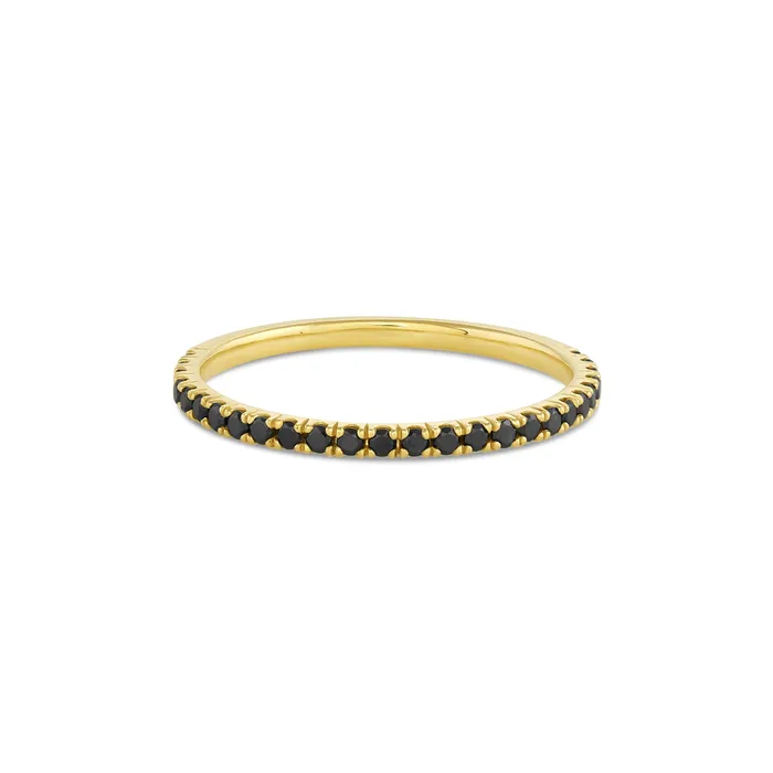 Rings Consider Bridal Black Diamond Twinkle Band Eternity