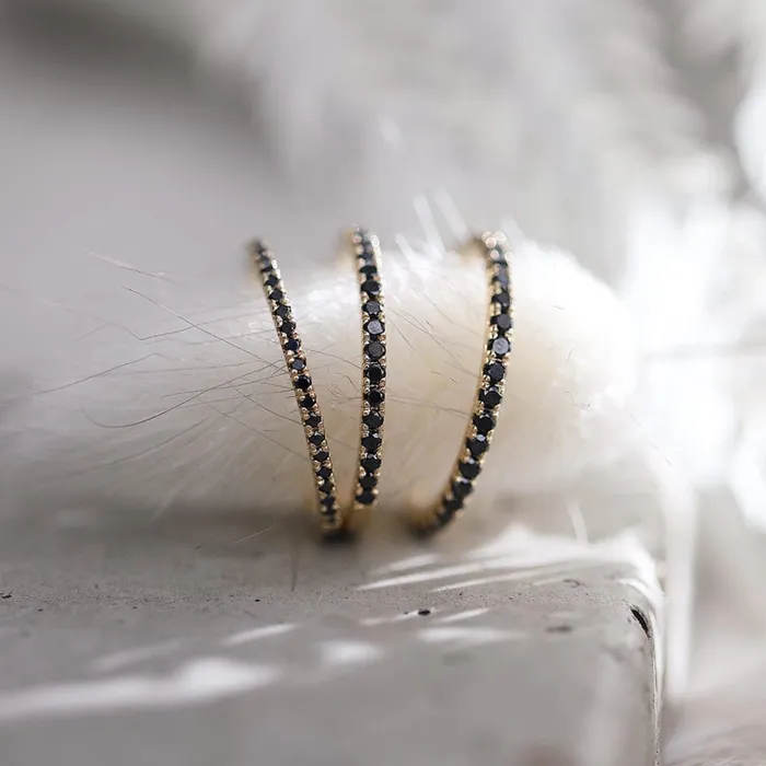 Rings Consider Bridal Black Diamond Twinkle Band Eternity Rings Consider Bridal Black Diamond Twinkle Band Eternity