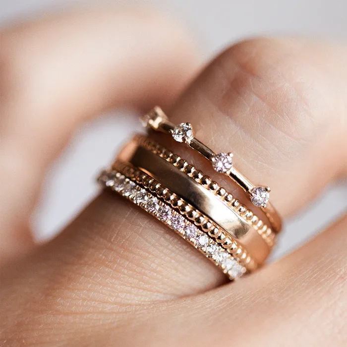 Rings Consider Bridal Double Seed Ring Rings Consider Bridal Double Seed Ring