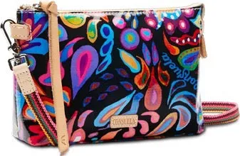 Rings CONSUELA CONSUELA SOPHIE BLACK SWIRLY MIDTOWN CROSSBODY