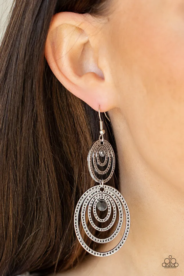 Rings Cosmic Twirl Silver Paparazzi Accessories