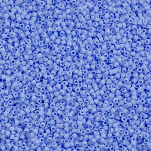 Rings DB1587 Matted Opaque Agate Blue Miyuki Delica 110 Peppy Beads