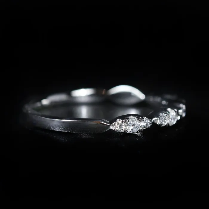 Rings Diamond South 14K White Gold 030 CTW Diamond Band
