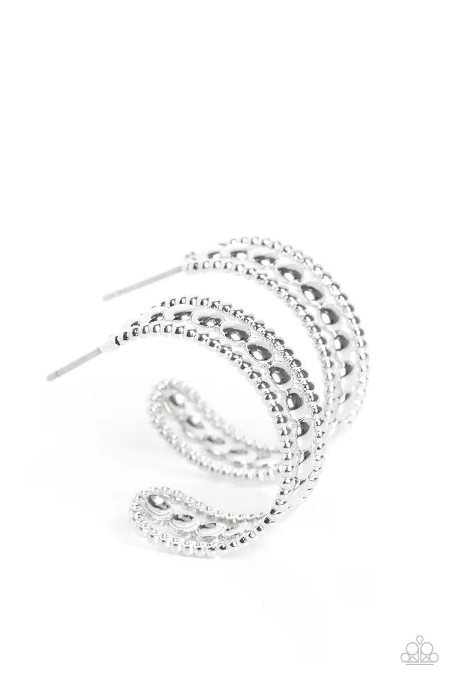Rings Dotted Darling Silver Paparazzi Accessories