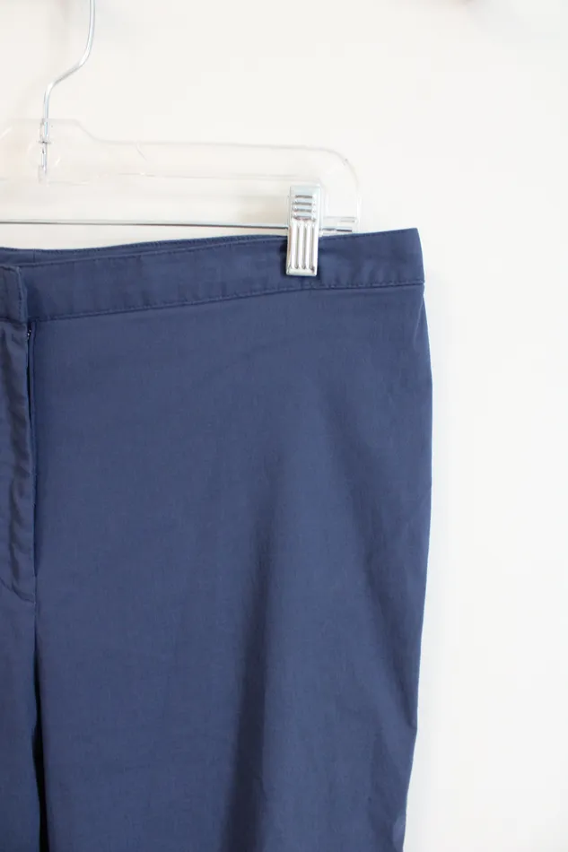 Rings Express Stretch Blue Capri Pants 1112 Express