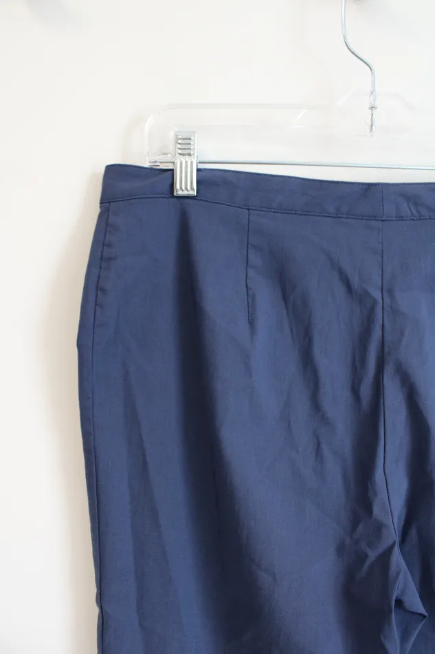 Rings Express Stretch Blue Capri Pants 1112 Express