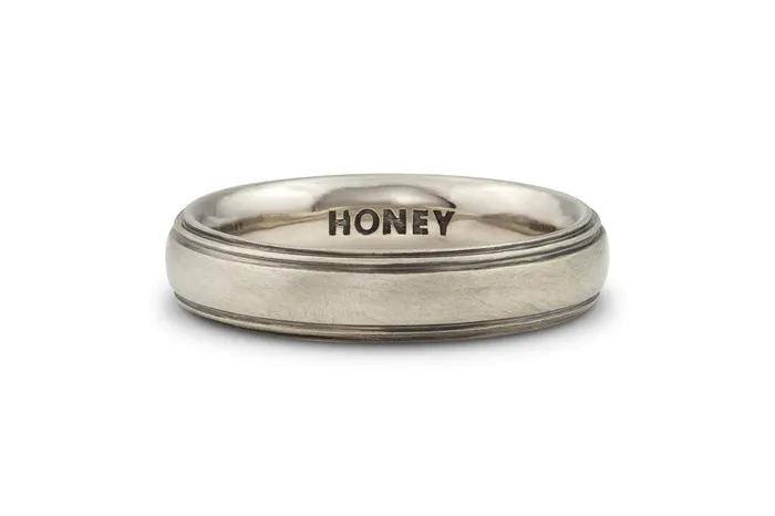 Rings Honey Jewelry Co Mens Striped Wedding Band 5mm Rings Honey Jewelry Co Mens Striped Wedding Band 5mm