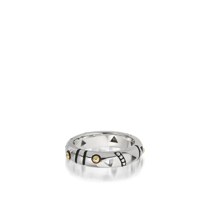 Rings John Atencio Solar Domed Stack Ring Rings John Atencio Solar Domed Stack Ring