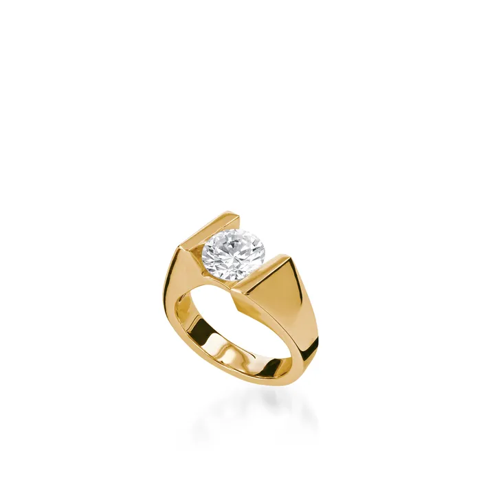 Rings John Atencio Techla White Gold Engagement Ring