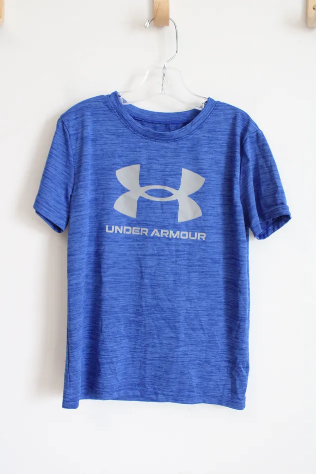 Rings Jubilee Thrift Under Armour Blue Logo Shirt Youth 7