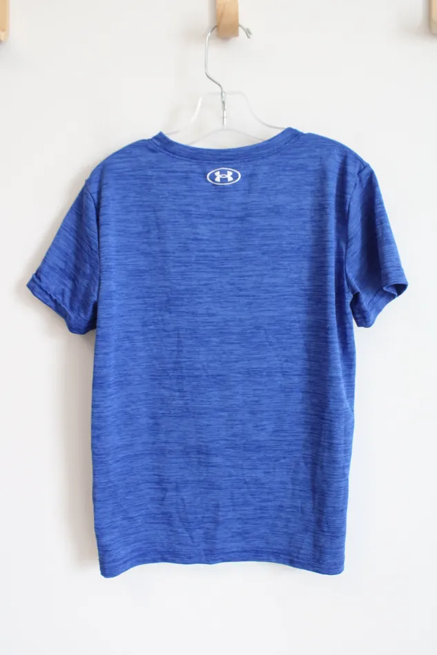 Rings Jubilee Thrift Under Armour Blue Logo Shirt Youth 7