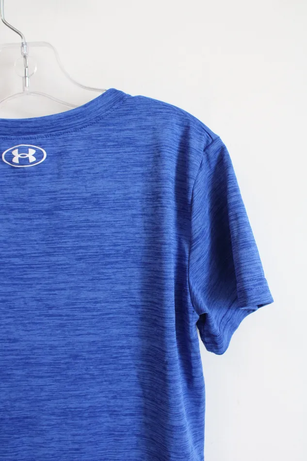 Rings Jubilee Thrift Under Armour Blue Logo Shirt Youth 7