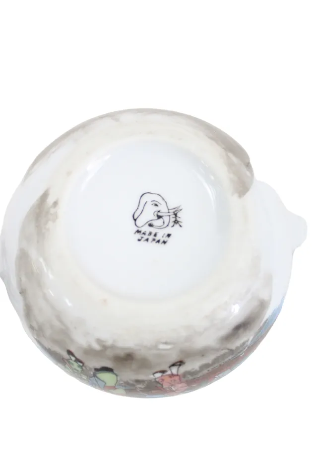 Rings Jubilee Thrift Vintage Japanese White Painted Pot