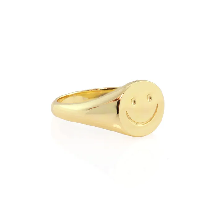 Rings kris nations Happy Signet Ring