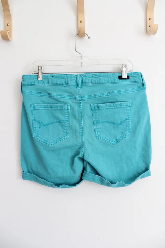 Rings Liverpool Liverpool Jeans Company Blue Cuffed Shorts 10