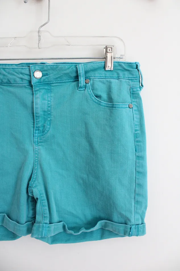 Rings Liverpool Liverpool Jeans Company Blue Cuffed Shorts 10